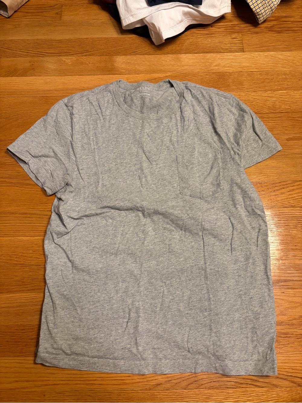 J. Crew Men's Heather Gray Short-Sleeve Crewneck Tee
